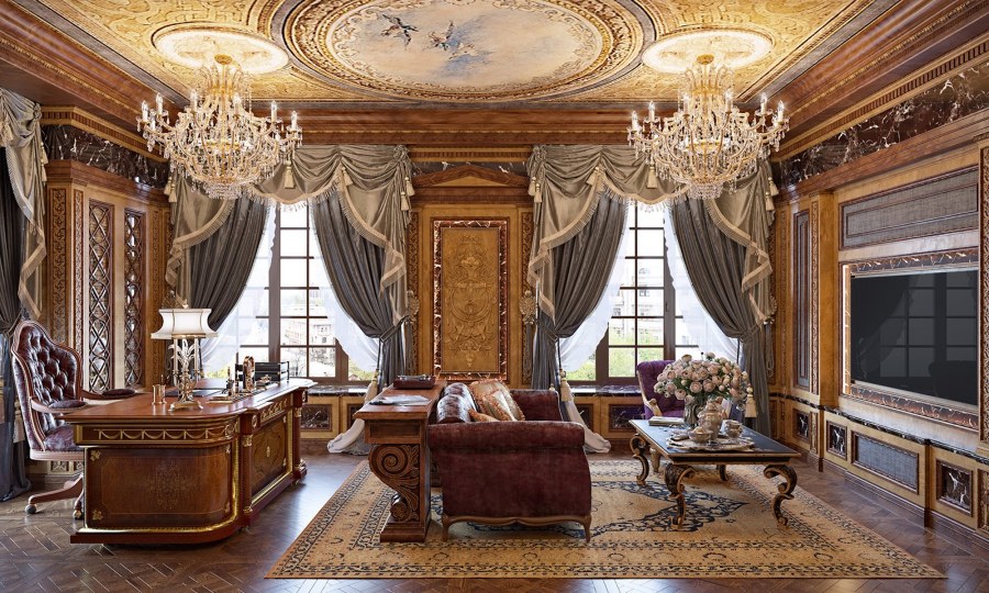 Дом Ампир, классицизм, Барокко