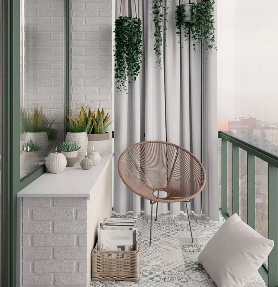 Декор балкона