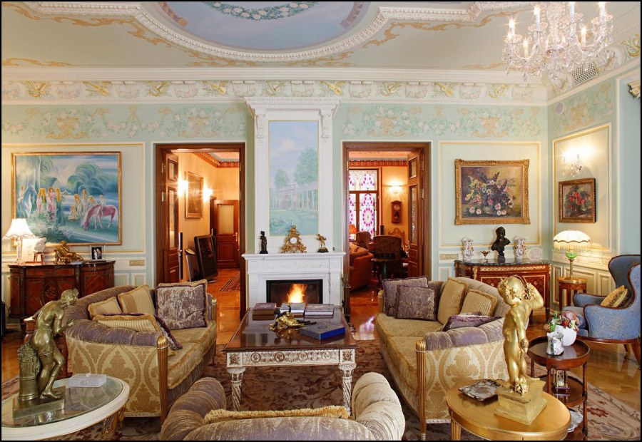 Интерьер русской дворянской усадьбы