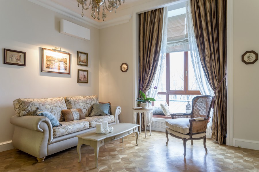 Кондиционер в классическом интерьере