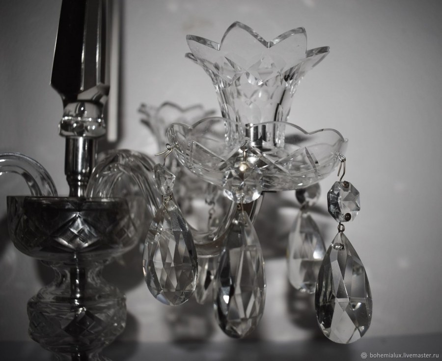 Подсвечник Хрустальный 50см Kersten