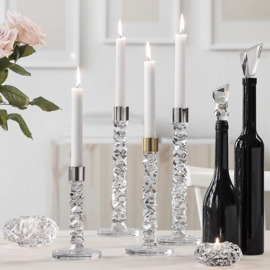 Подсвечник с хрусталем 4 шт розетки из финки фото