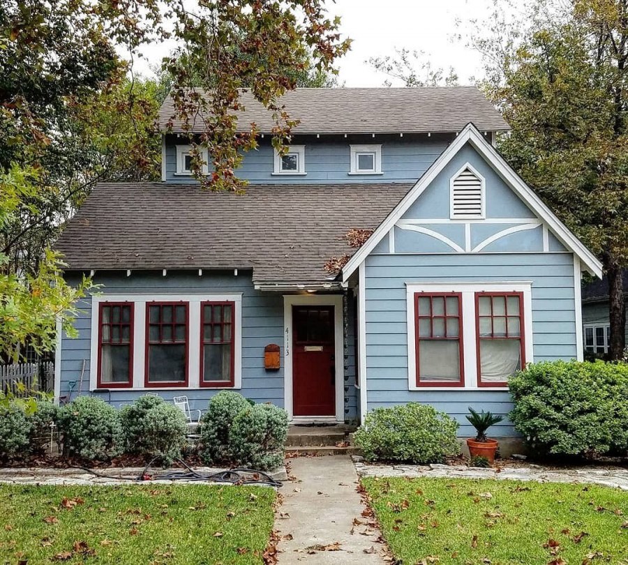 Модные цвета домов