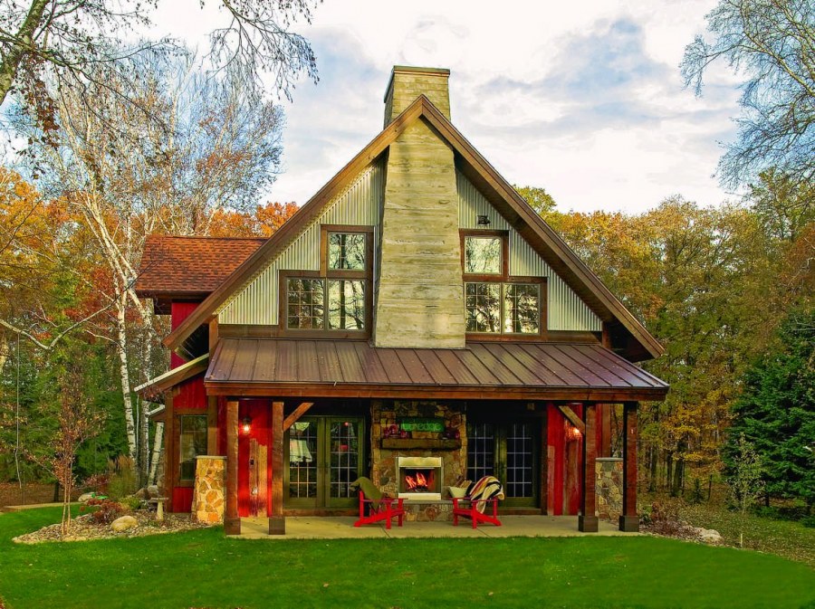 Дом в стиле Кантри фасад