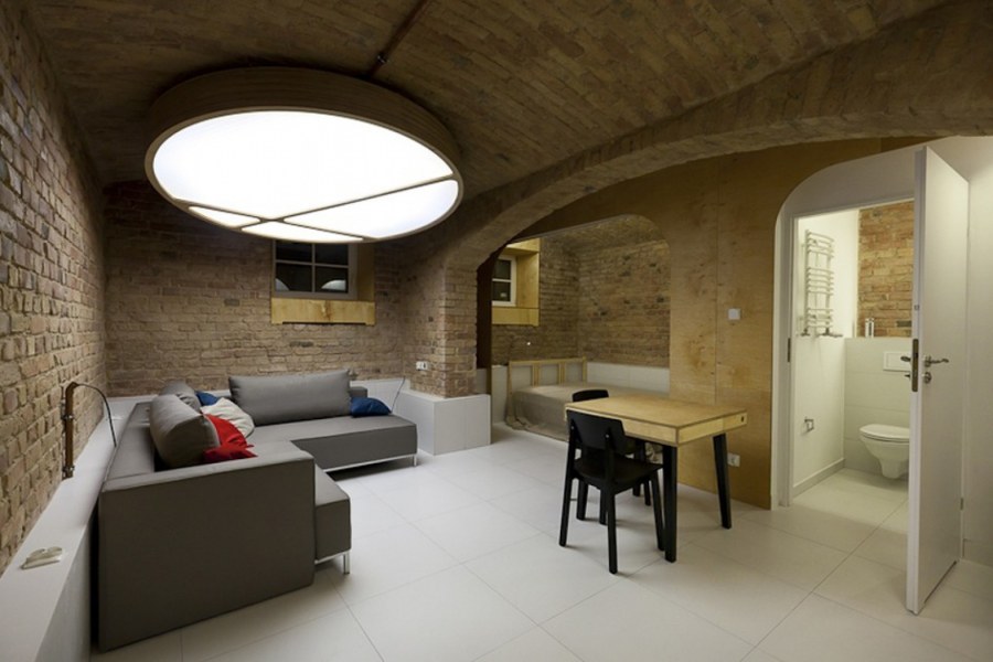 Сводчатые потолки в стиле лофт