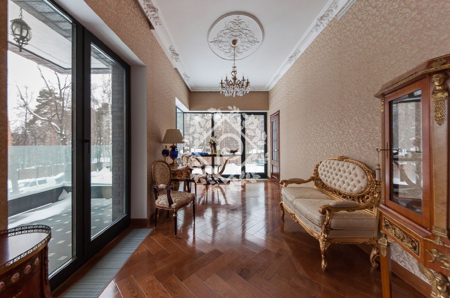 Спальня квартиры в Подмосковье