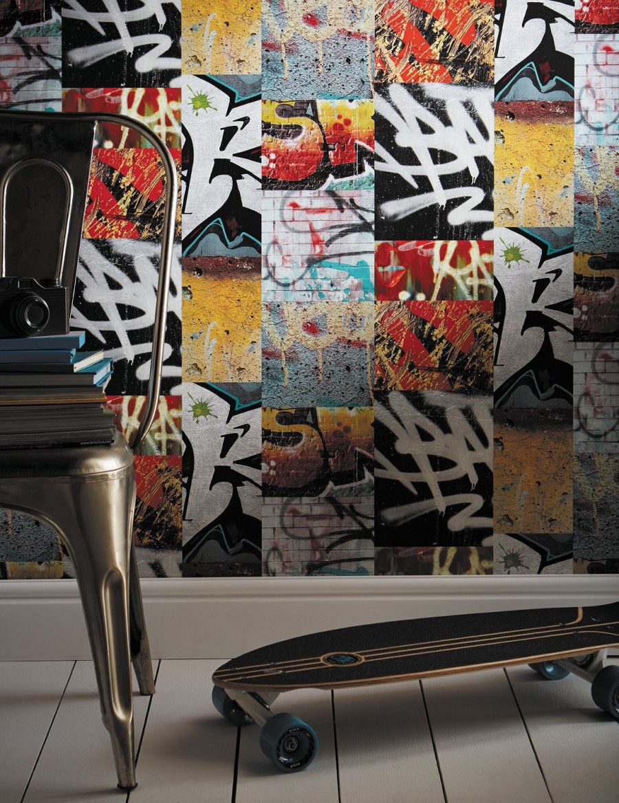 Граффити в интерьере