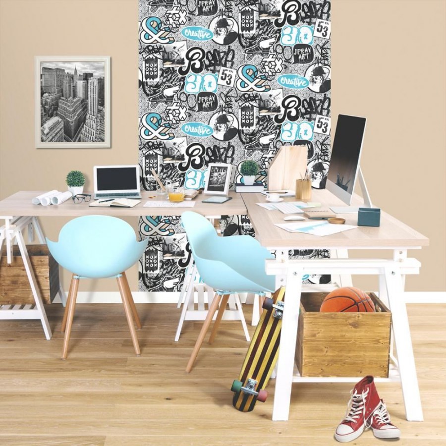 Обои молодежные для стен в комнату