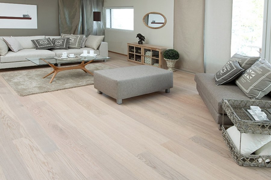 Паркетная доска grabo / Грабо Eminence 1-пол. Ясень натур белый лак