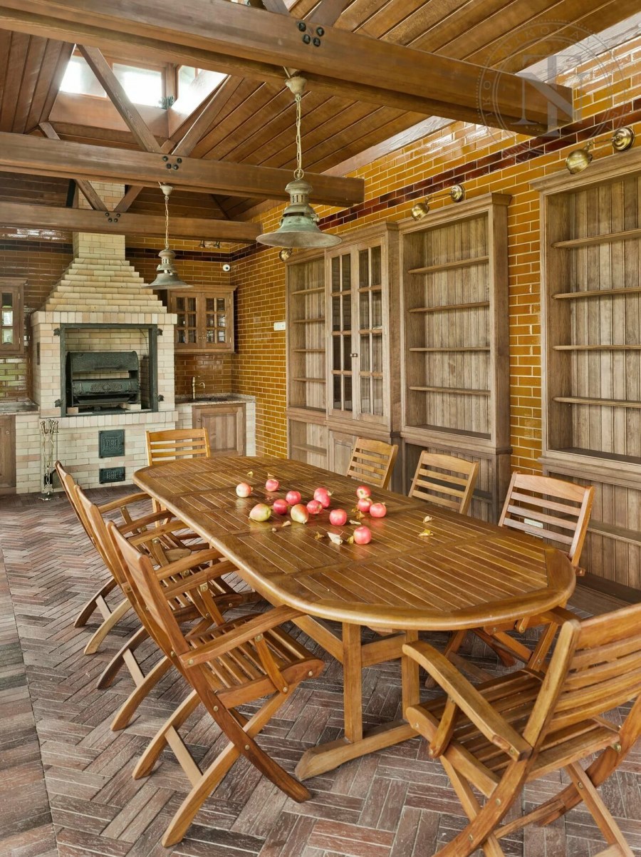 Беседка внутри интерьер