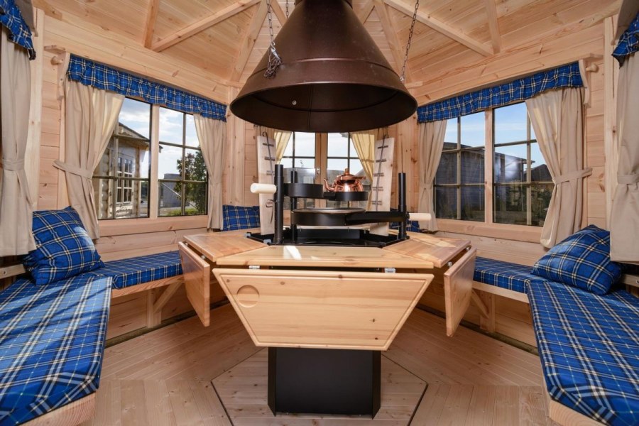 Гриль домик шестигранка Скандинавия