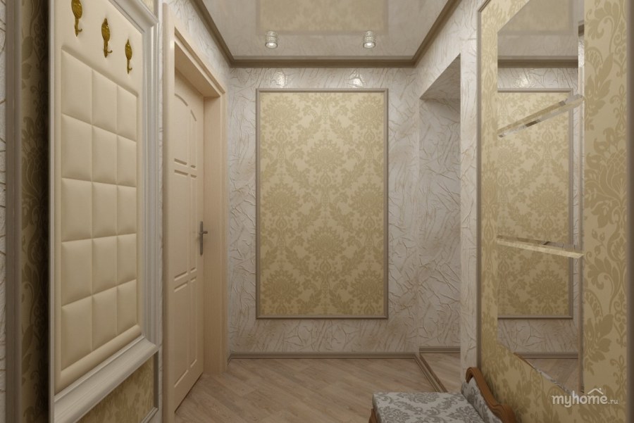 Декоративная штукатурка в прихожей