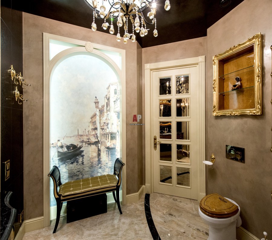 Декоративная штукатурка в коридоре