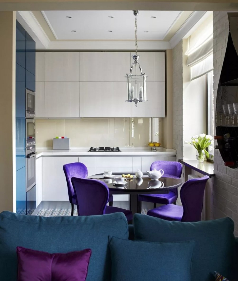 Маленькая кухня в стиле Эклектика