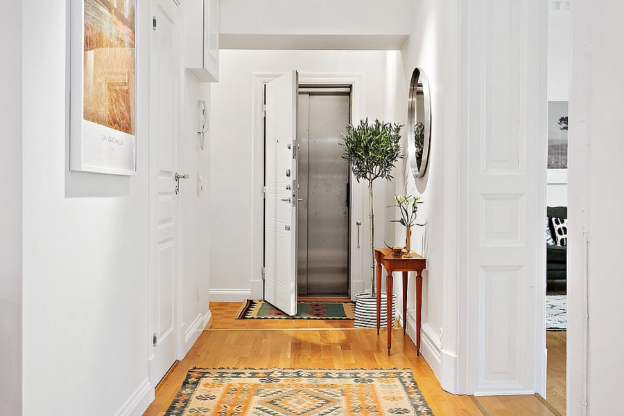 Полы с коридоре Скандинавский стиль