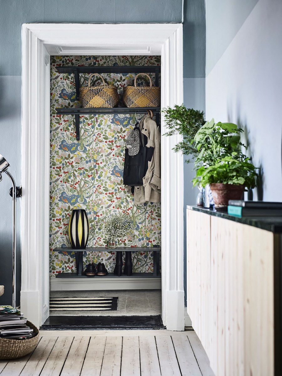 Декор прихожей в скандинавском стиле