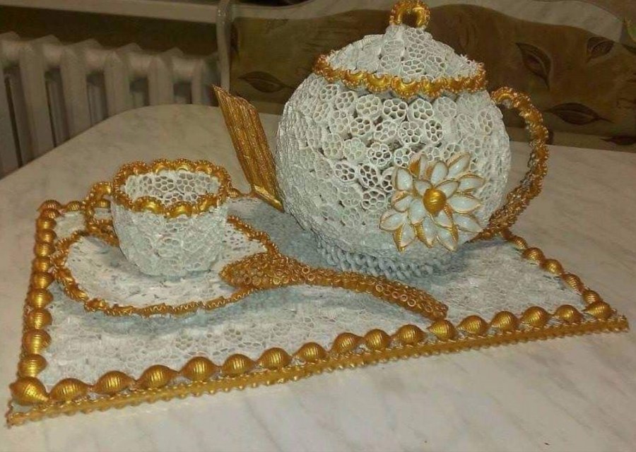 Поделки из макарон своими руками