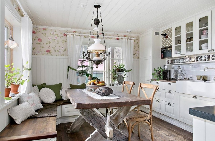 Уютная кухня в стиле Прованс