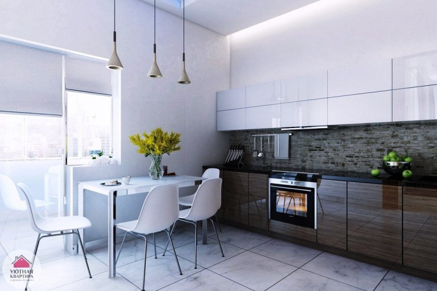 Белые кухни