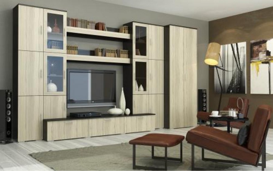 Стенка Горизонт Альфа венге-дуб