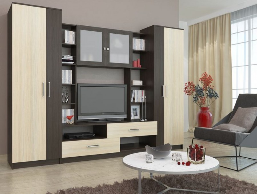 Стенка Альфа венге/дуб