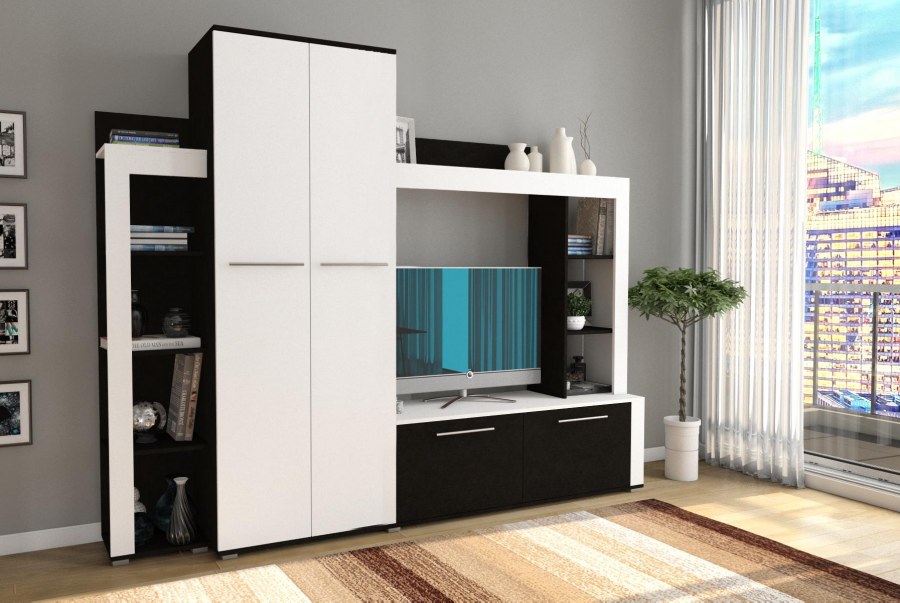 Стенки Невада белая