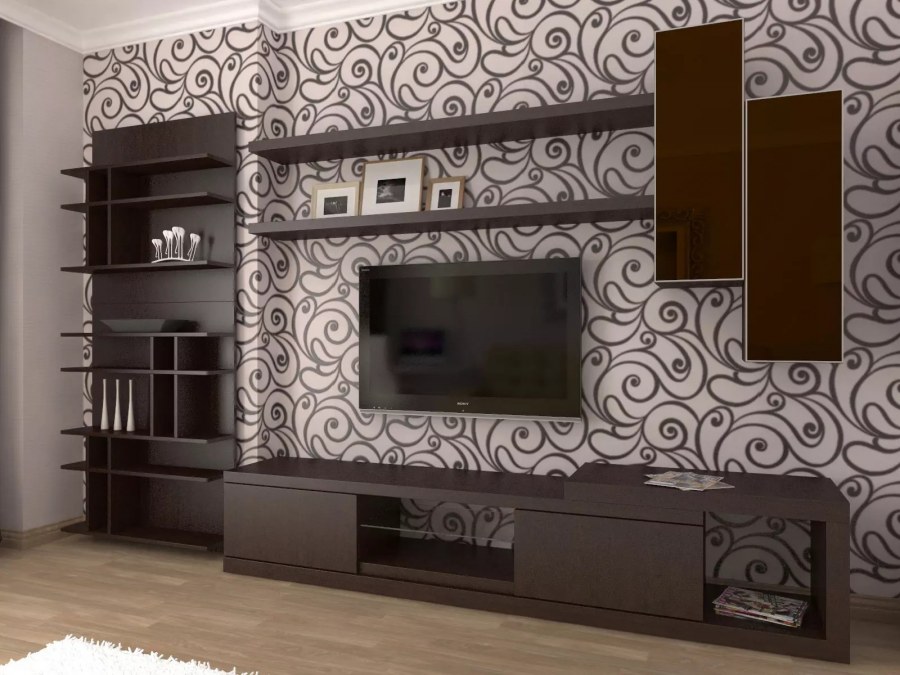 Обои в интерьере