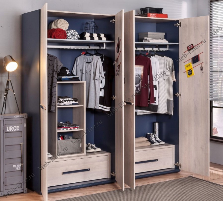 Шкаф большой Trio Cilek