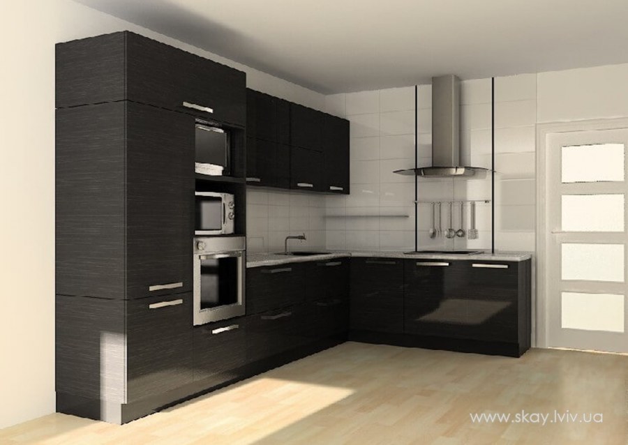 Современные кухни угловые