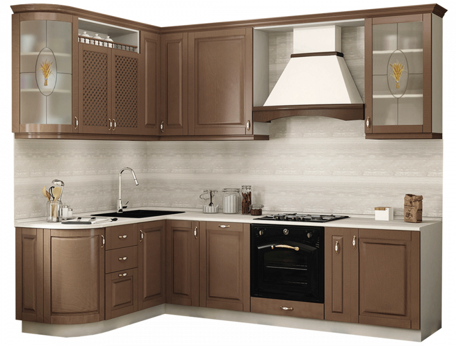 Кухня Трапеза массив Люкс Боровичи