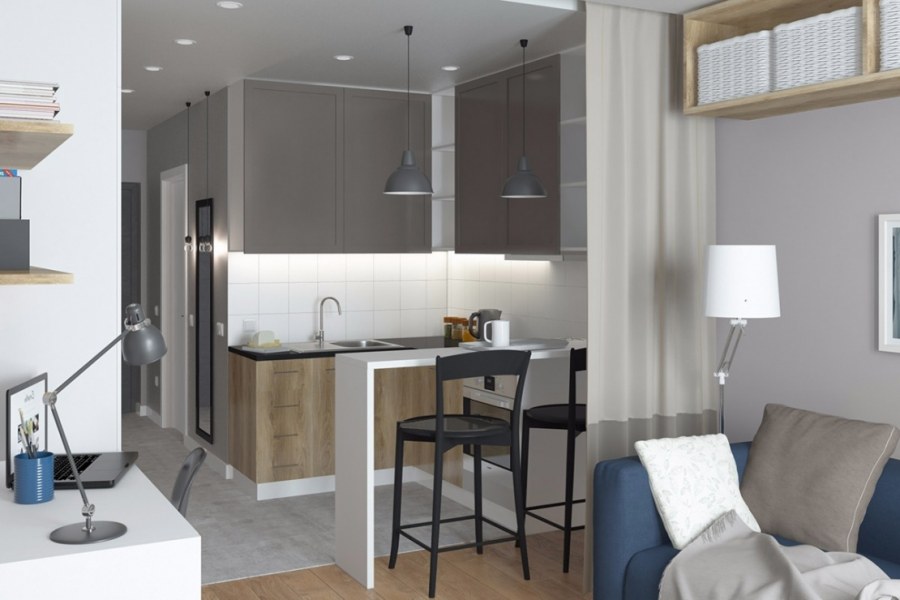 Маленькие квартиры студии