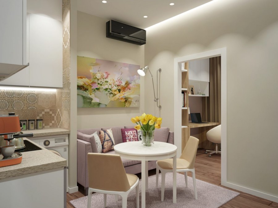 Интерьер маленькой квартиры