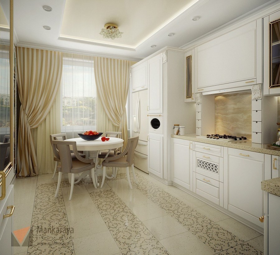 Гостиная американская Неоклассика