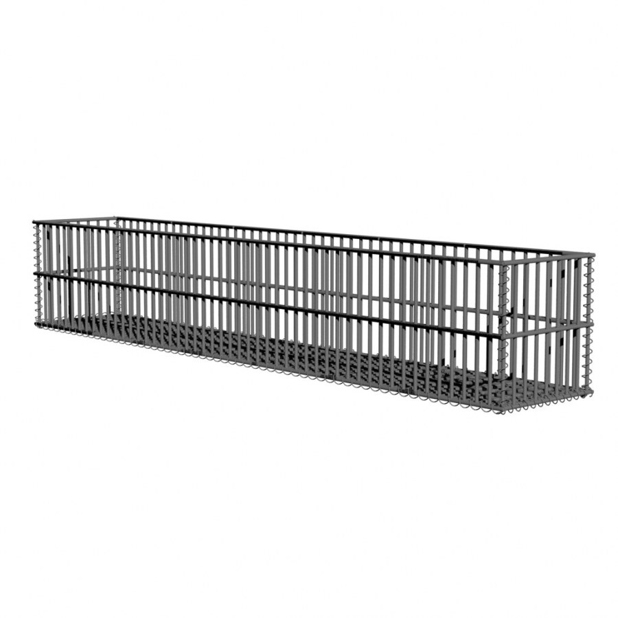 Ограда из габионов