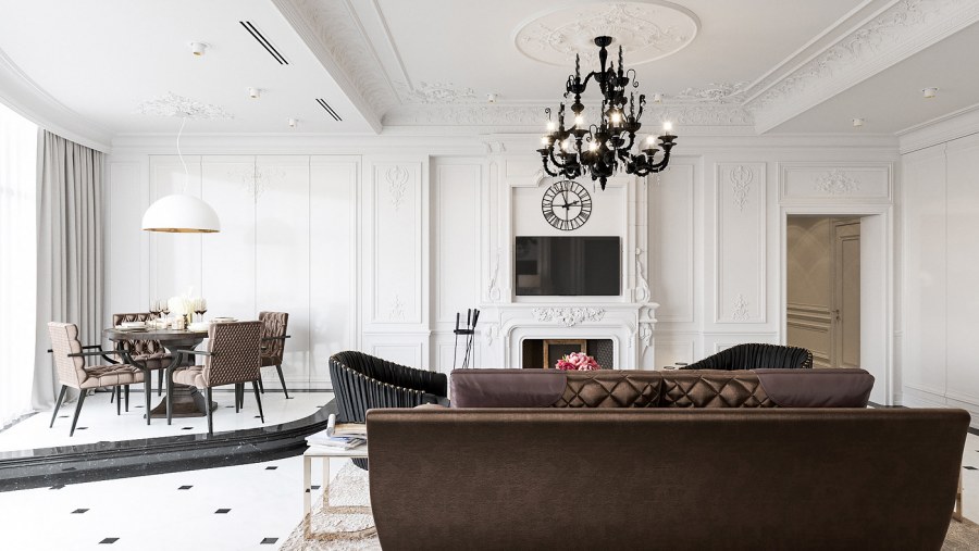 Лепнина в стиле Неоклассика