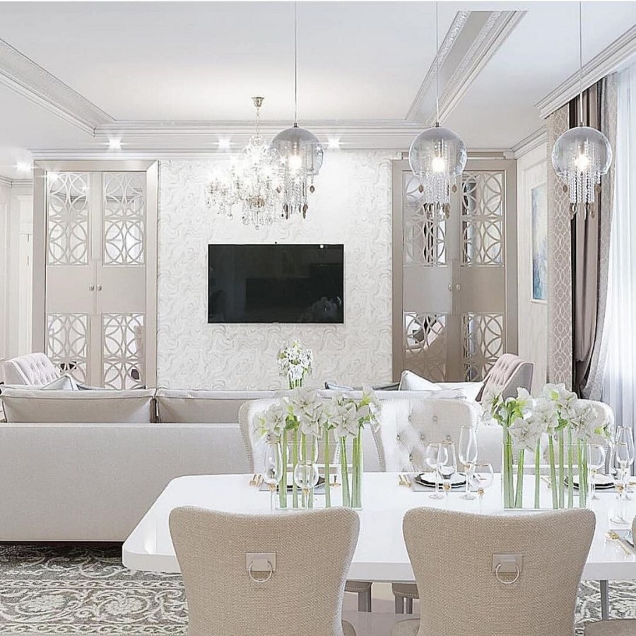 Зал в неоклассическом стиле Екатерининский