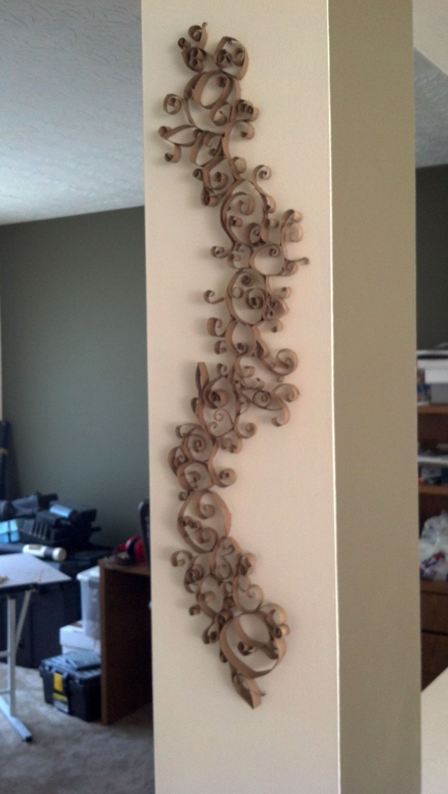 Декор из втулок