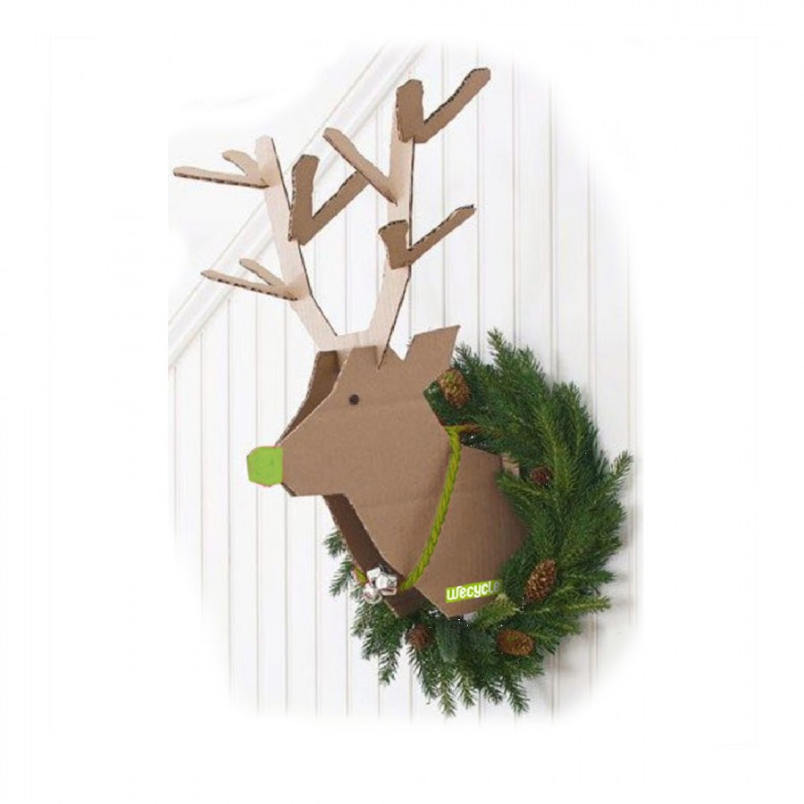 Картонные украшения на новый год