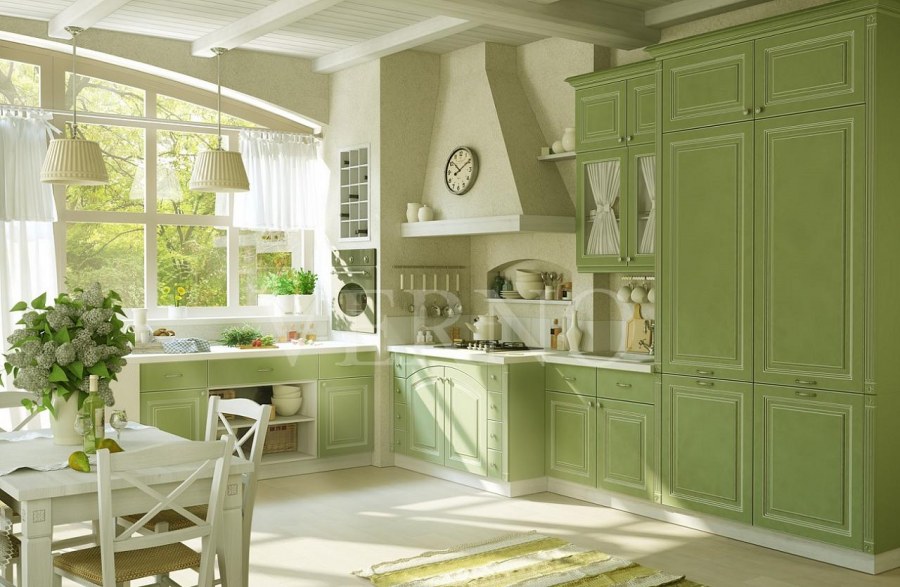 Кухни верно Оливия с патиной