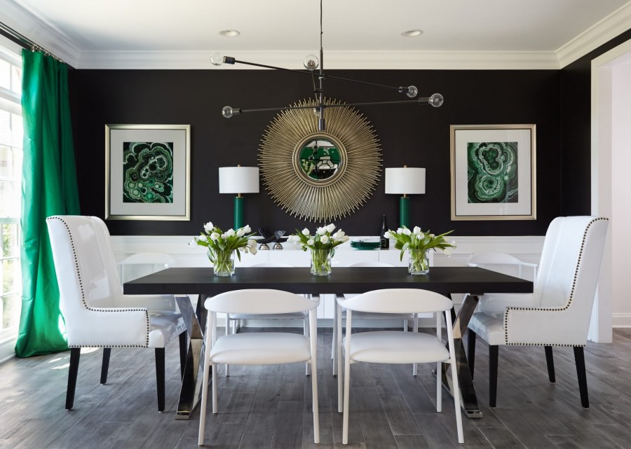 Изумрудный в интерьере