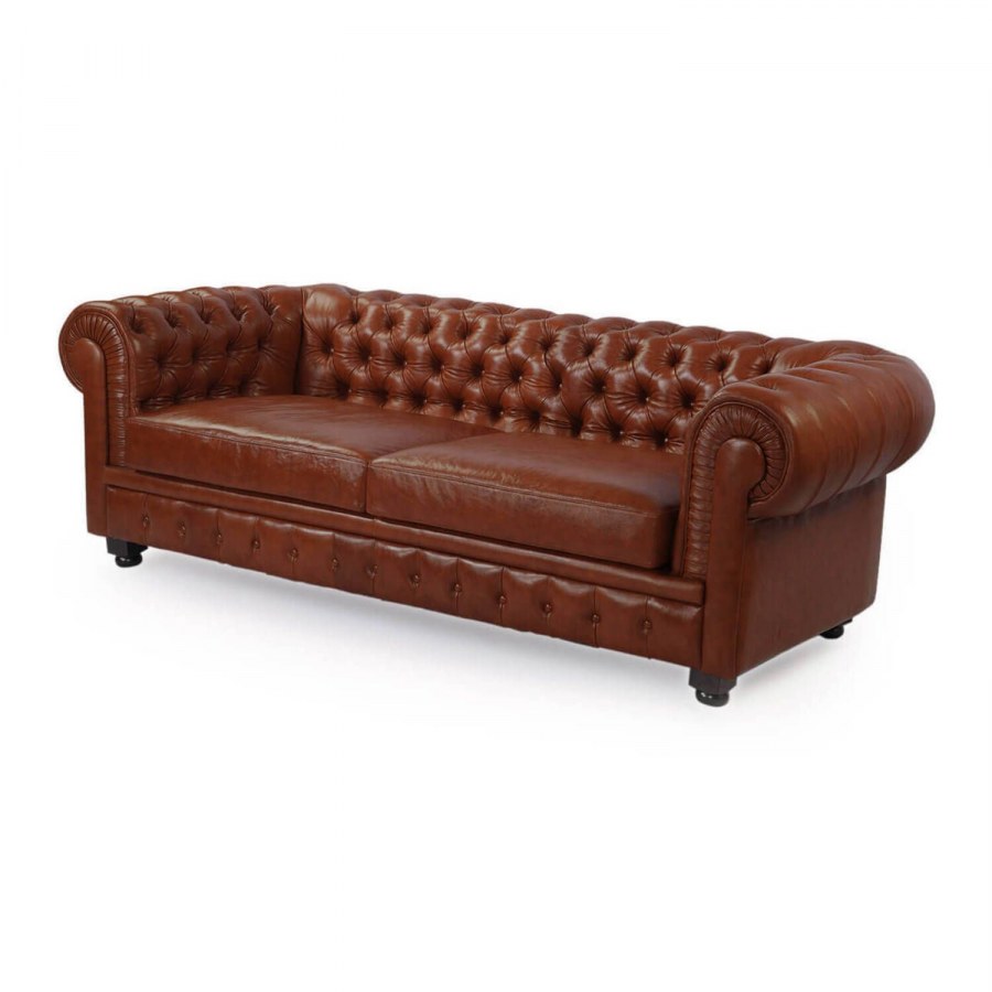 Кожаный диван Chesterfield