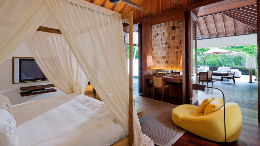 Балийский стиль шторы