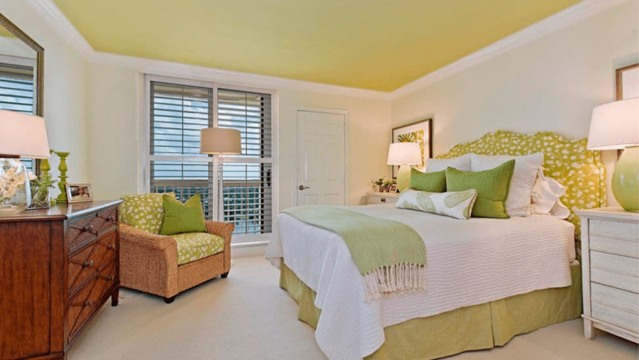 Комната в фисташковых тонах