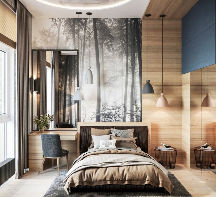 Спальня эко-стиль