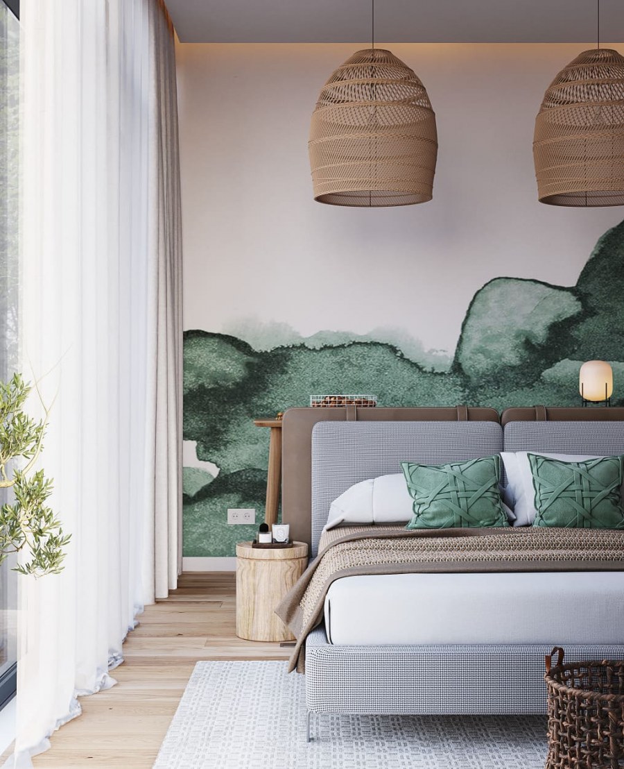 Спальня эко-стиль