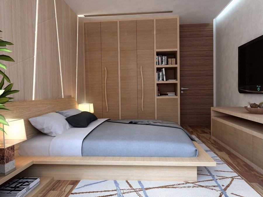 Спальня в экостиле