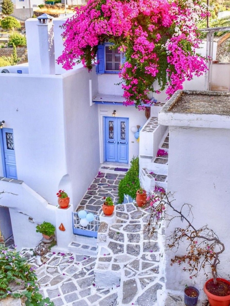 Греция улочки Санторини