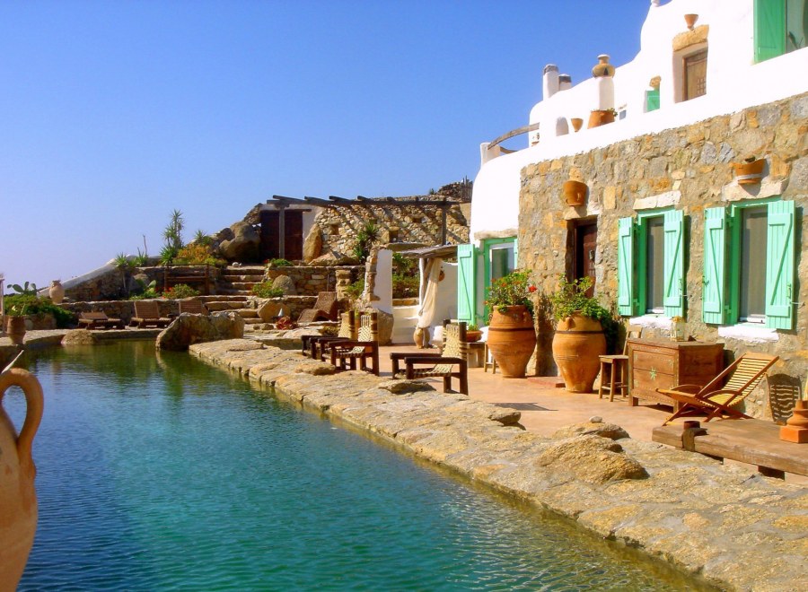 Дома в Греции фото