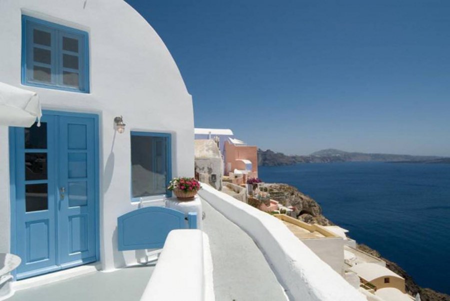 Санторини Греция дом