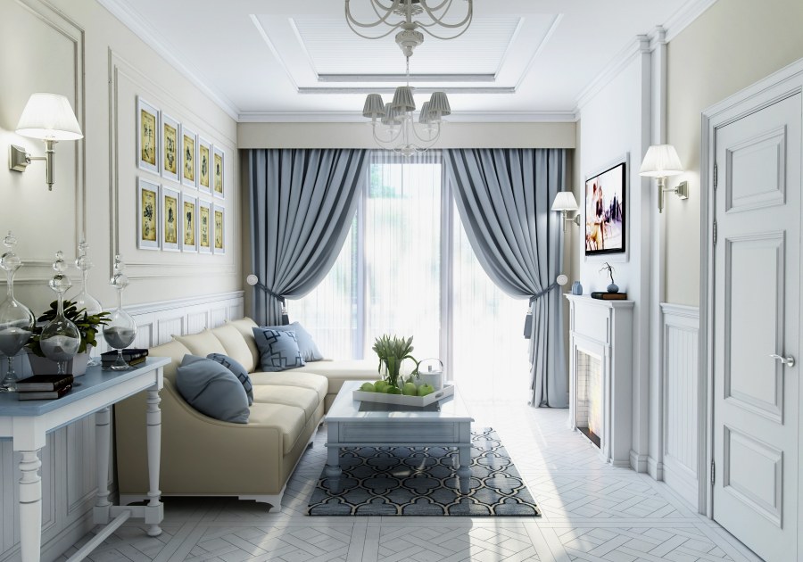 Шторы современная классика